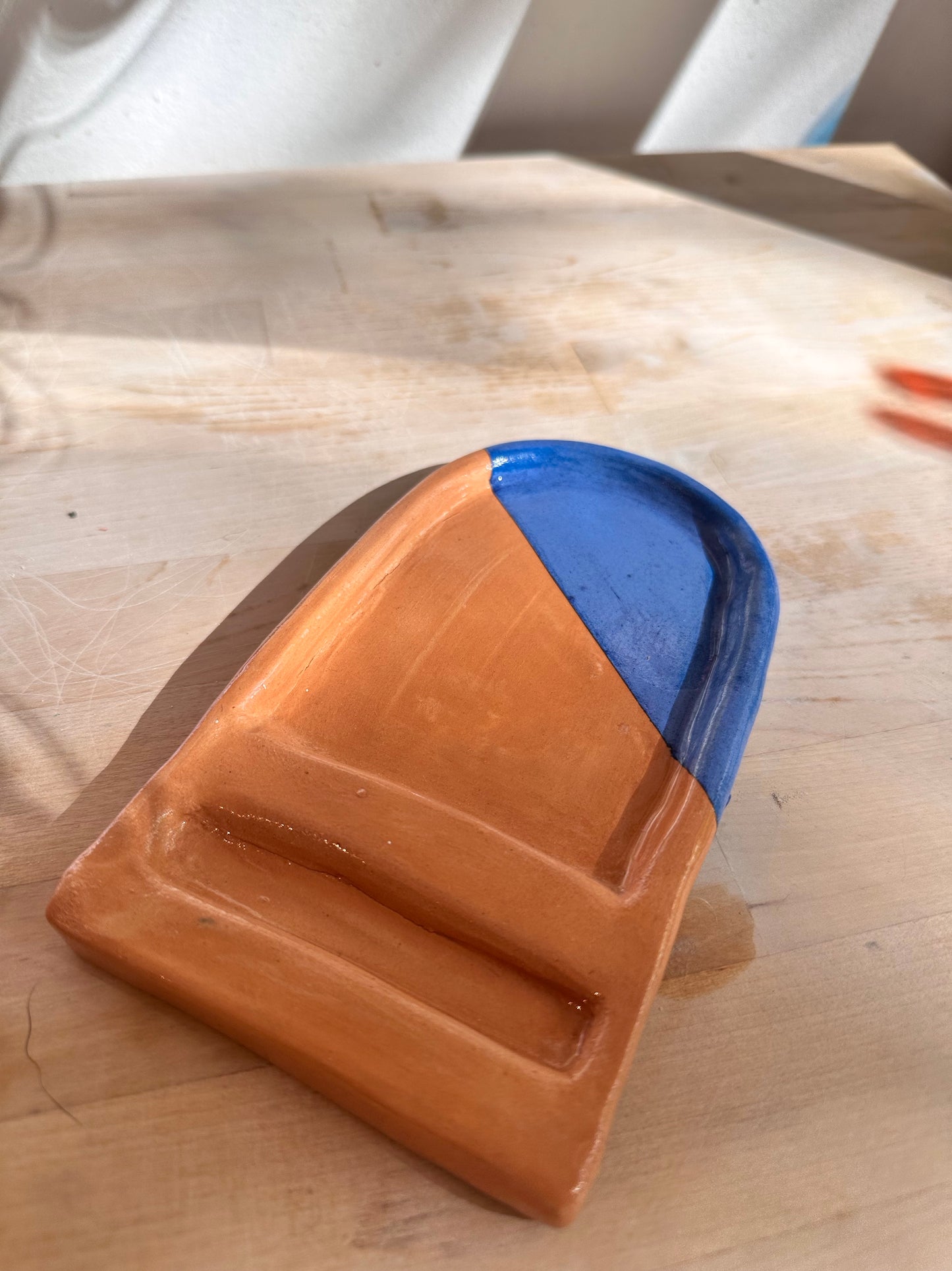 Ceramic spoon rest / Keramik Löffelhalter