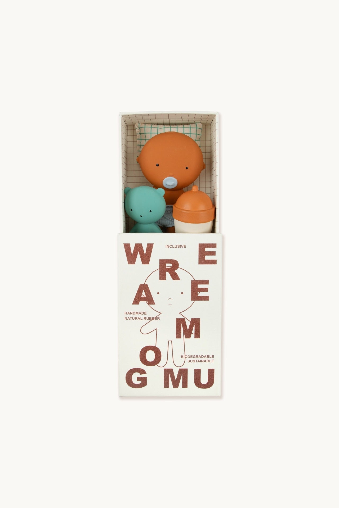 We Are Gommu, Pocket Gommu, Almond - Eco Friendly Spielzeug