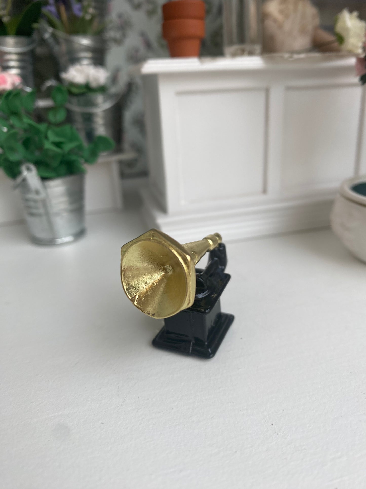 Phonographe, Miniatur für das Puppenhaus 1:12