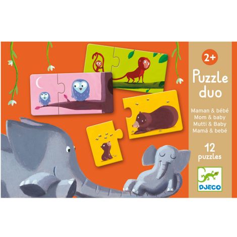 Duo-Puzzle Mama & Baby, Djeco
