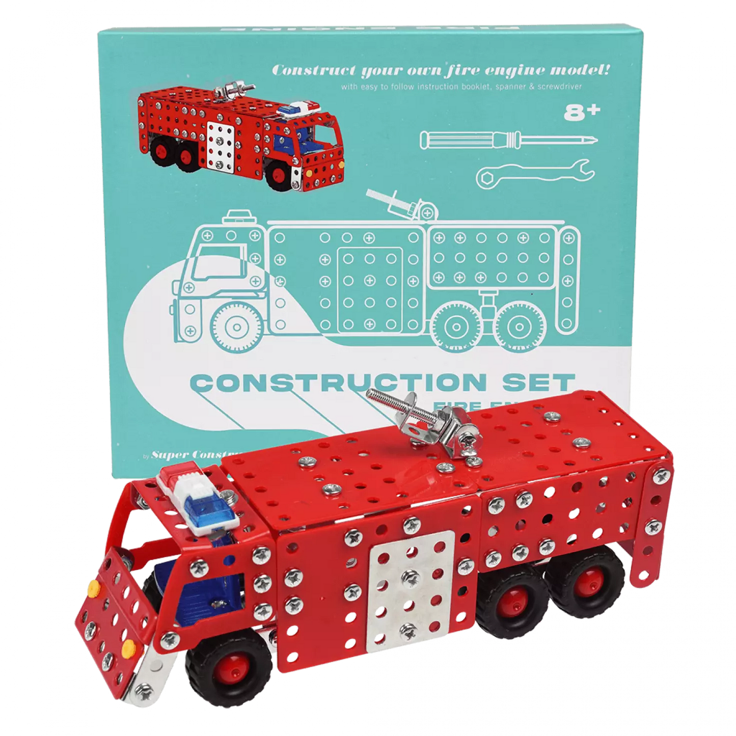 Großer Bausatz - Feuerwehrauto, Rex London