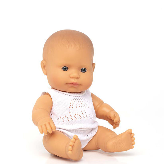 Puppe europäisch 21cm, Junge oder Mädchen, Miniland
