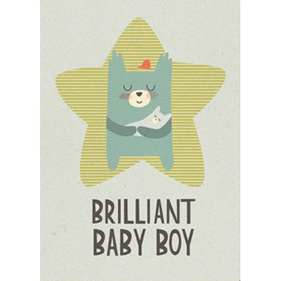 Grußkarte BRILLIANT BABY BOY