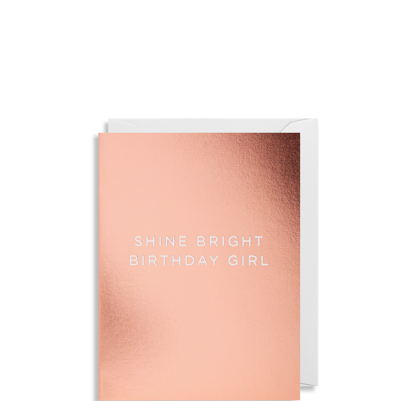 Mini-Grußkarte SHINE BRIGHT BIRTHDAY GIRL