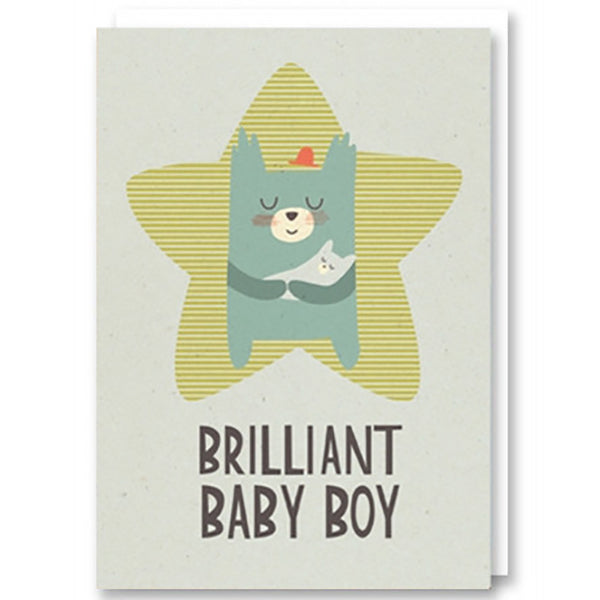 Grußkarte BRILLIANT BABY BOY