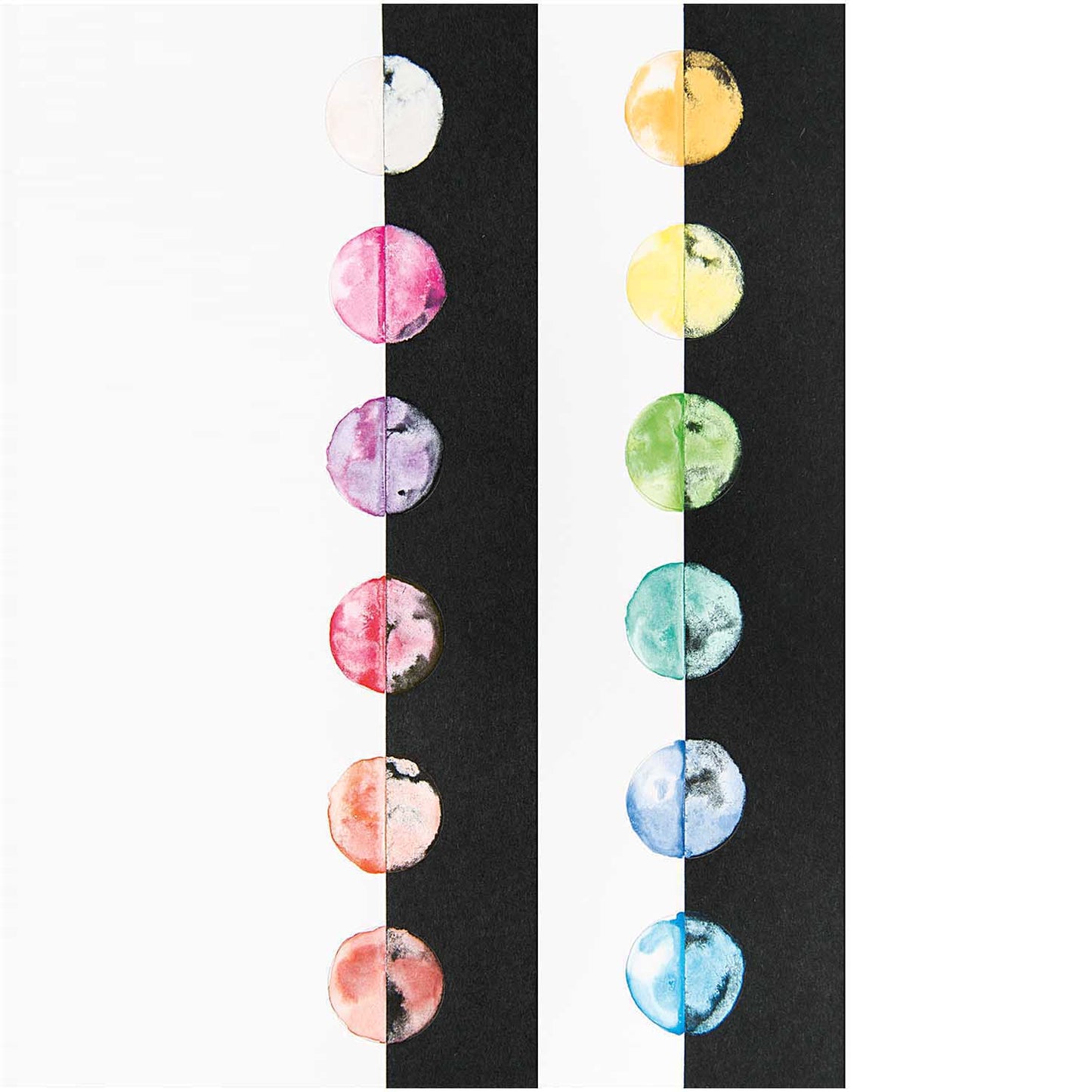 Rico Design, Basic Pearl Water Colours Wasserfarbkasten, 12 Farben