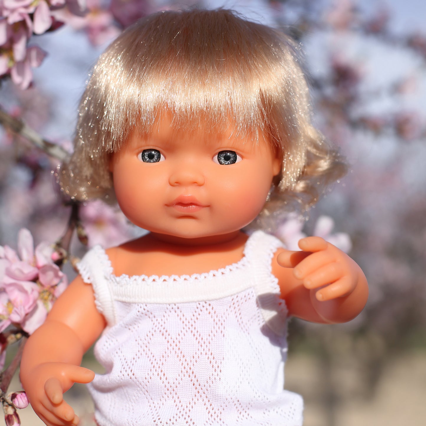 Puppe blond, 38cm, Miniland