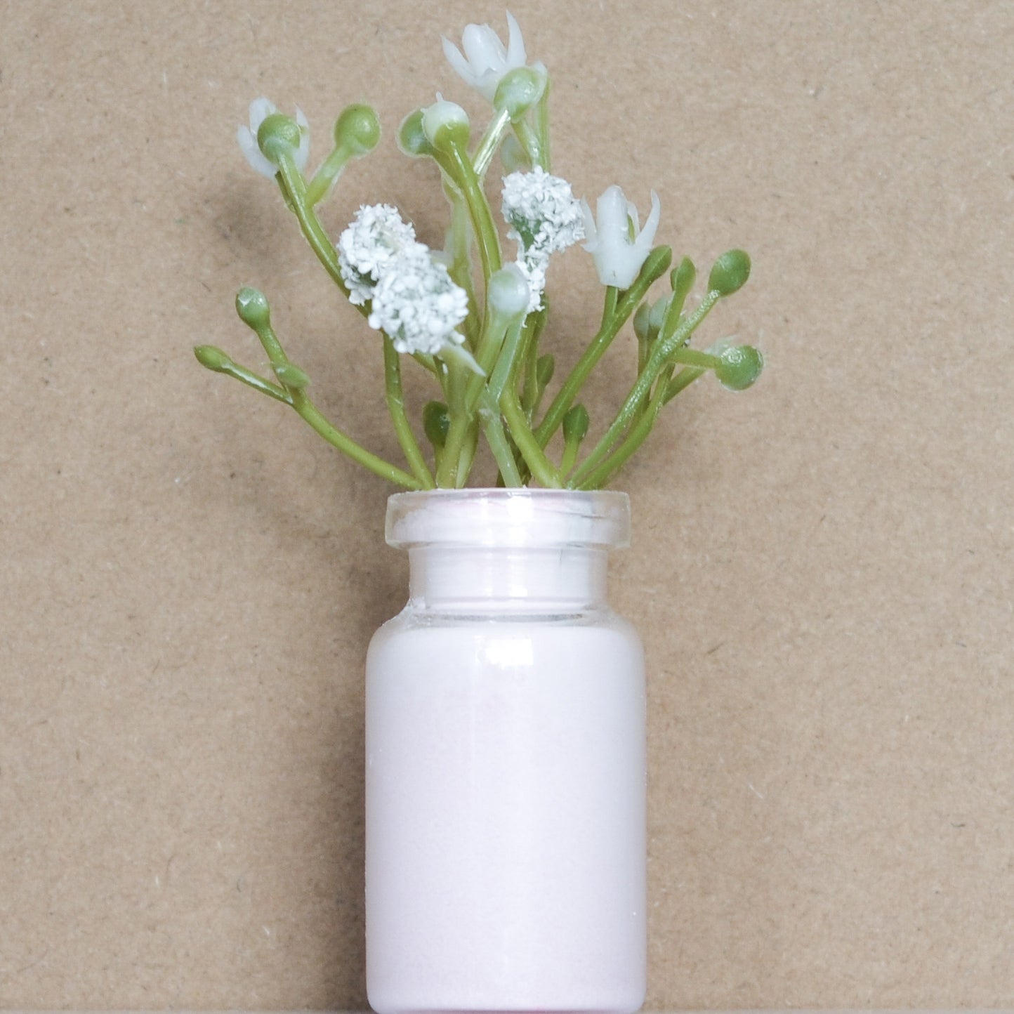 Vase mit Blumen, Miniatur für das Puppenhaus 1:12