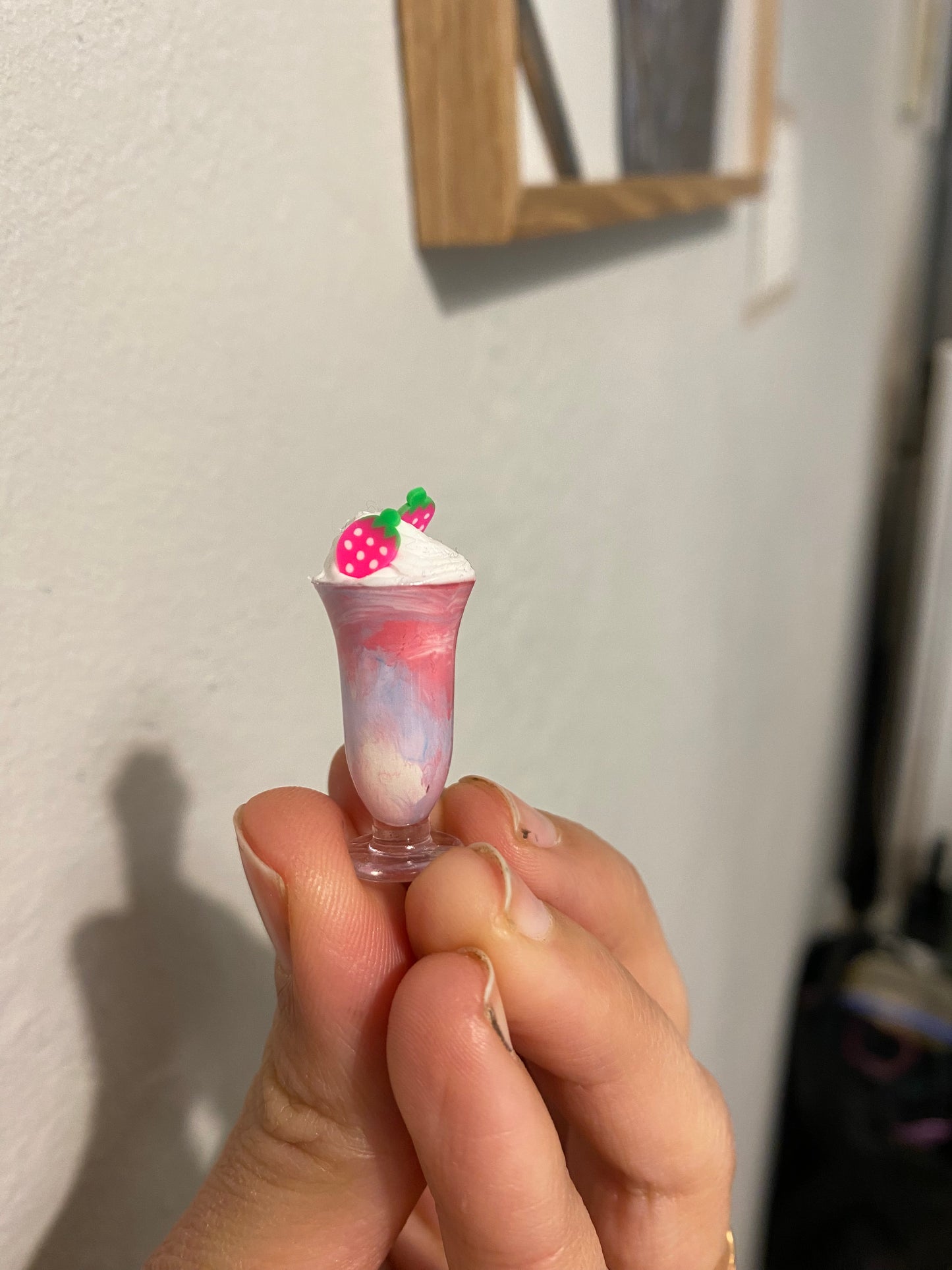 Milkshake, Miniatur für Puppenhaus